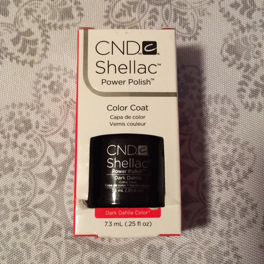 CND Shellac polish in Dark Dahlia